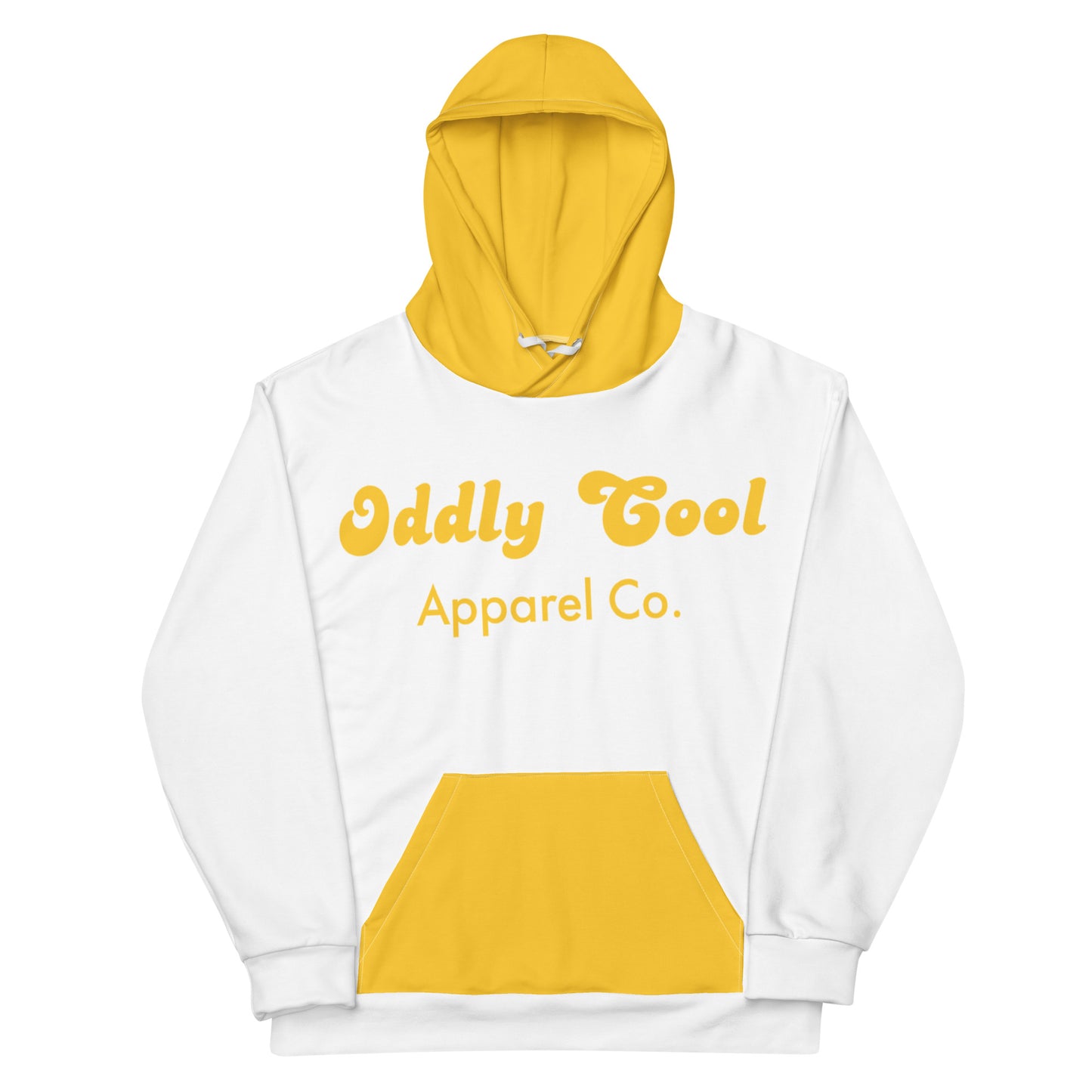 Oddly Cool White/Yellow Spring Hoodie