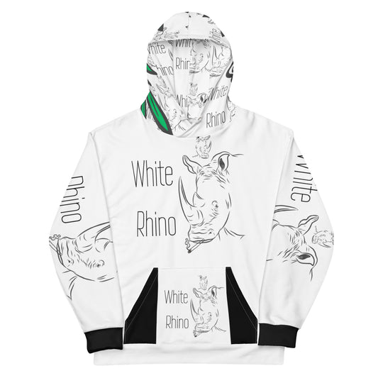 Oddly Cool 420 White Rhino Hoodie