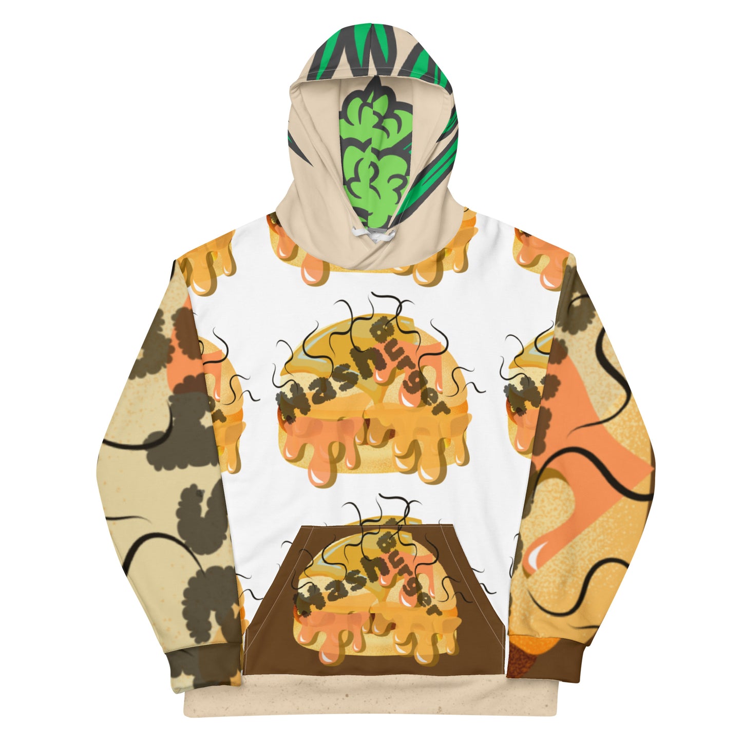 Oddly Cool 420 Hash Burger Hoodie