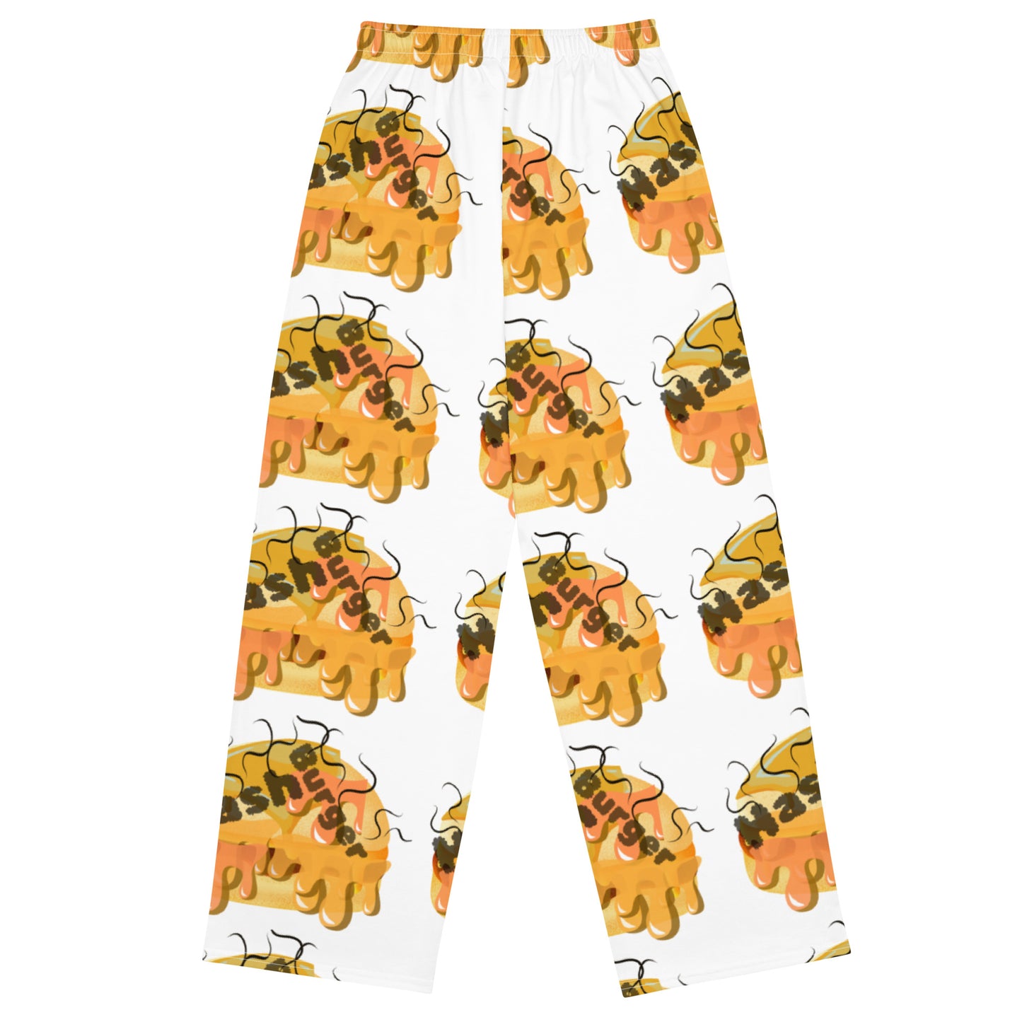 420 Hash Burger Unisex Wide-Leg Pants