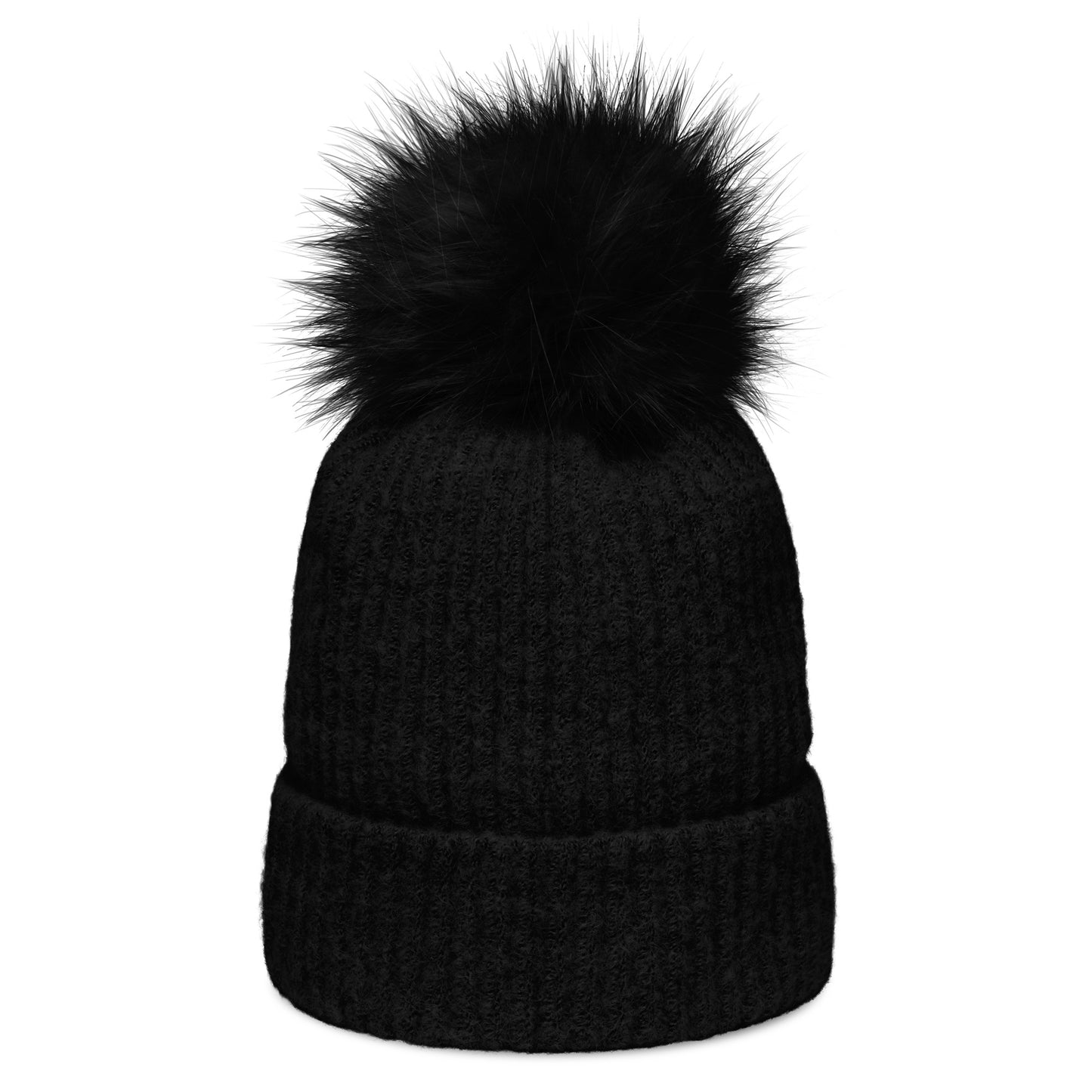 Columbia pom-pom beanie with Oddly Cool Apparel logo