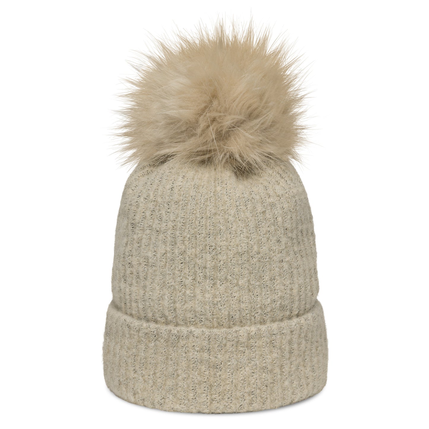 Columbia pom-pom beanie with Oddly Cool Apparel logo