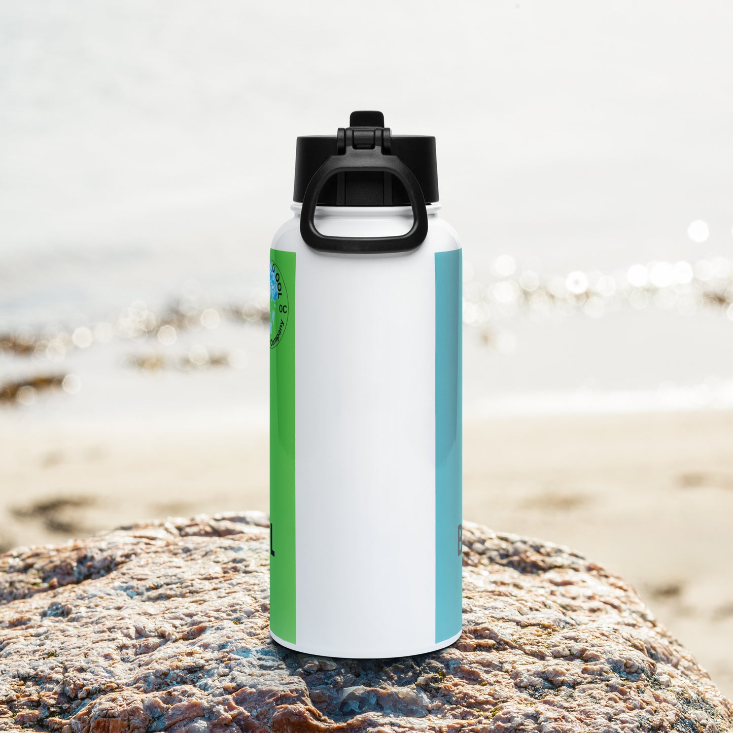 "Be Oddly Cool" Stainless steel water bottle with a straw lid